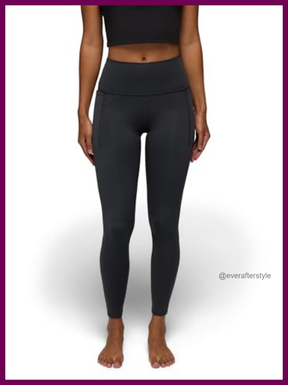 High-Rise Pocket Leggings, Recycled Nylon, UPF 50+, Yoga